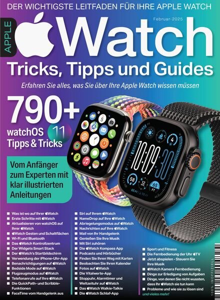 Apple Watch Tricks Tipps und Guides – 16 Februar 2025 Cover