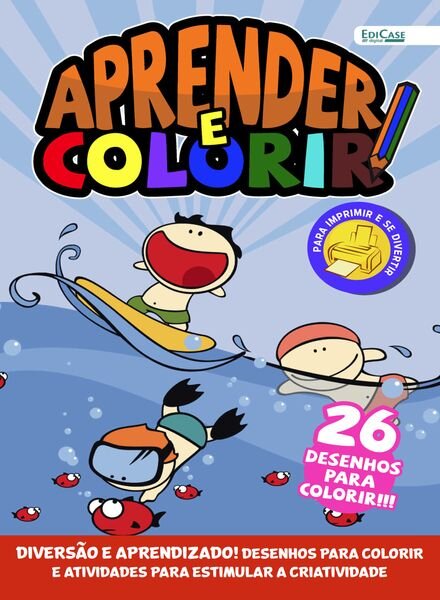 Aprender e Colorir – 1 Fevereiro 2025 Cover