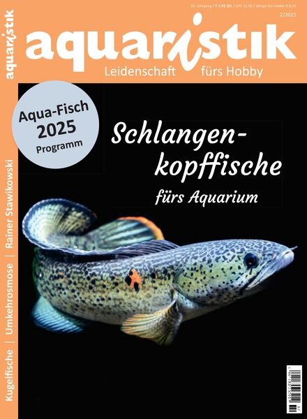 Aquaristik – Februar 2025 Cover