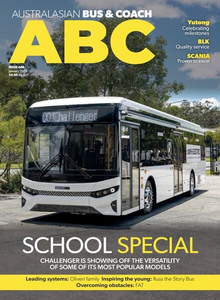 Australasian Bus & Coach – Issue 449 2025 Cover