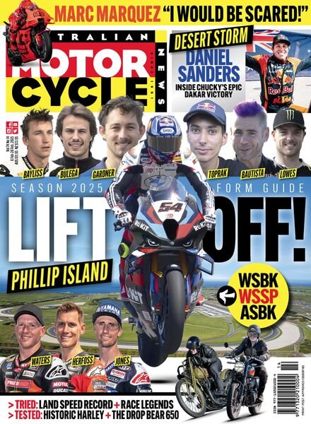 Australian Motorcycle News – 6 February 2025 Cover