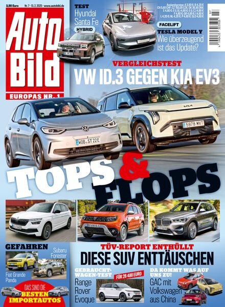Auto Bild Germany – 13 Februar 2025 Cover