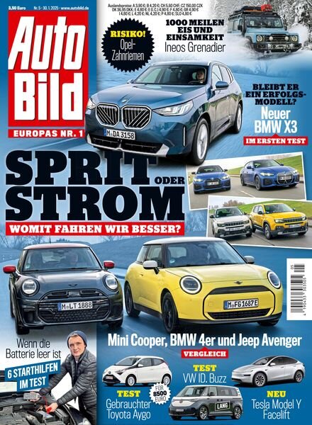 Auto Bild Germany – 30 Januar 2025 Cover
