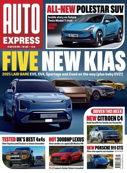 Auto Express – 29 January 2025 Cover