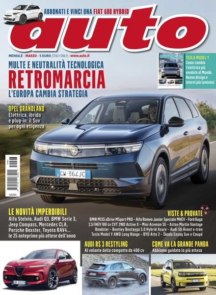 Auto – Marzo 2025 Cover