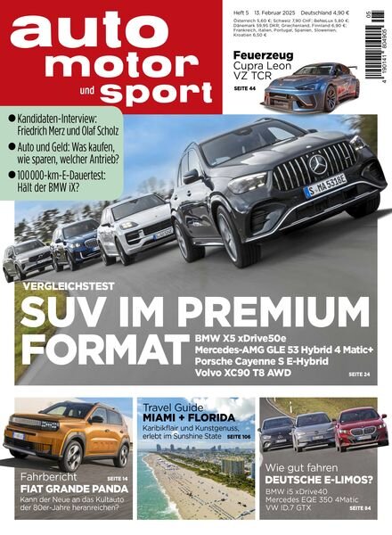Auto Motor und Sport – 12 Februar 2025 Cover