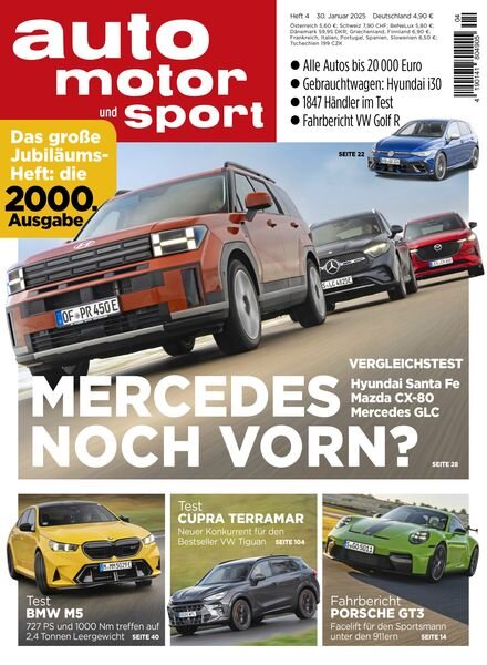 Auto Motor und Sport – 29 Januar 2025 Cover