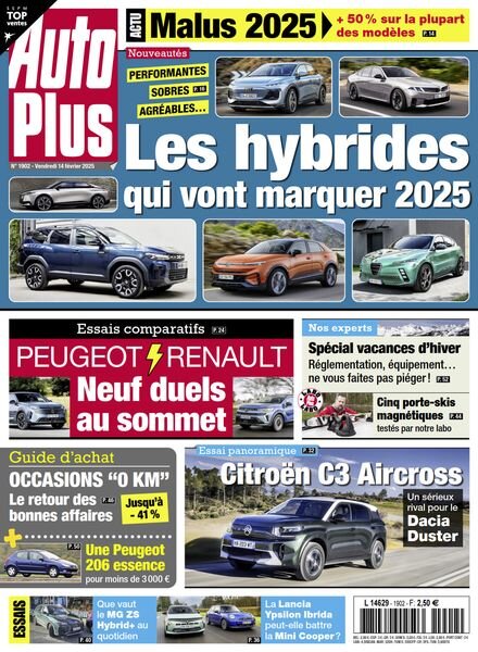 Auto Plus France – 14 Fevrier 2025 Cover