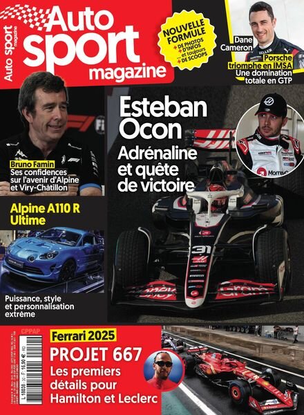 Auto Sport Magazine – Mars-Avril-Mai 2025 Cover