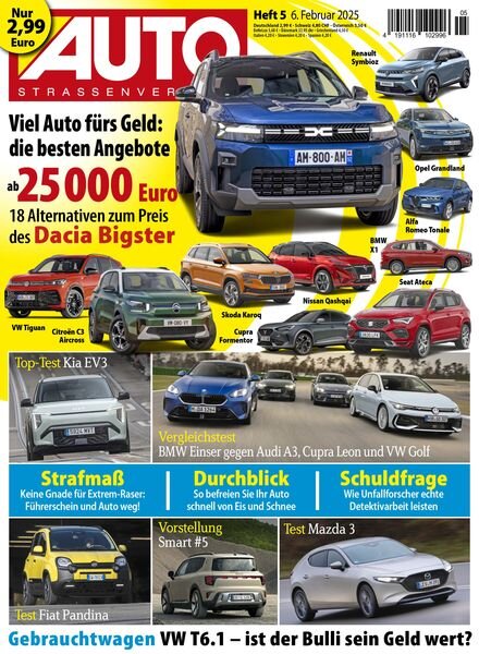 Auto Strassenverkehr – 5 Februar 2025 Cover