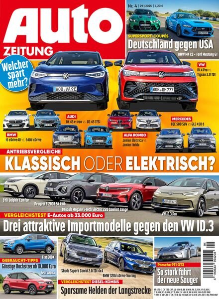 Auto Zeitung – 29 Januar 2025 Cover