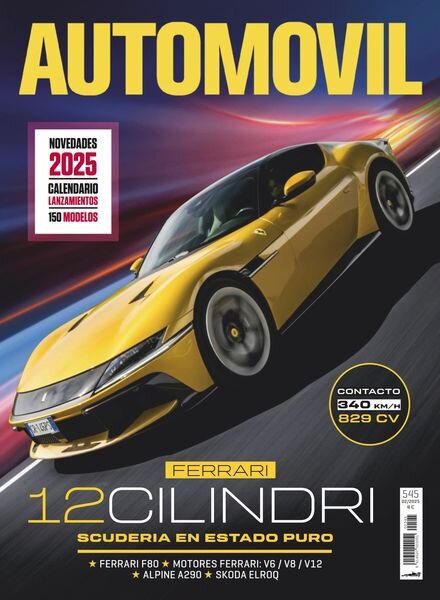 Automovil Espana – Febrero 2025 Cover