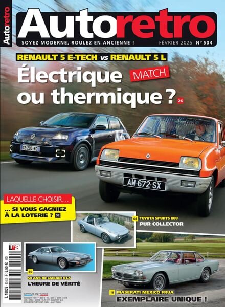Autoretro France – Fevrier 2025 Cover
