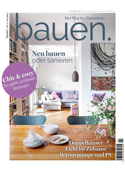 bauen – Februar-Marz 2025 Cover