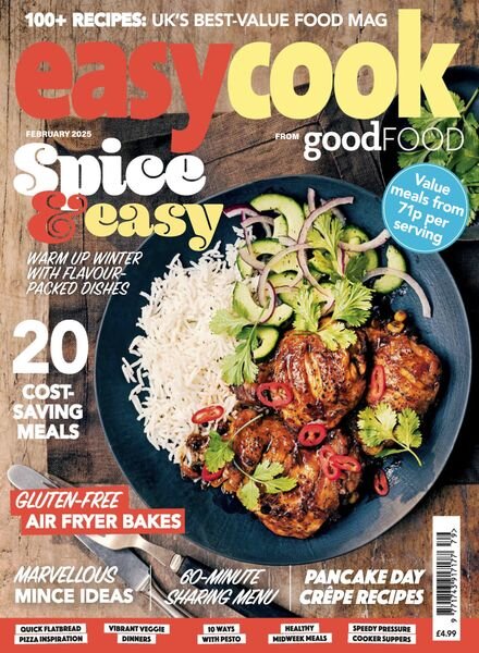 BBC Easy Cook UK – February 2025 Cover
