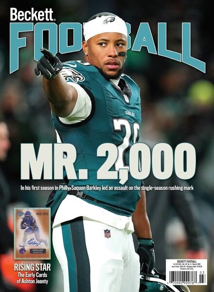 Beckett Football – March 2025 Cover
