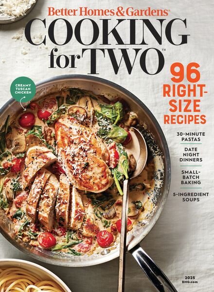 Better Homes & Gardens USA – Cooking for Two 2025 Cover