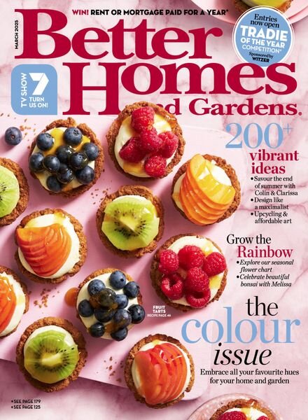 Better Homes and Gardens Australia – March 2025 Cover
