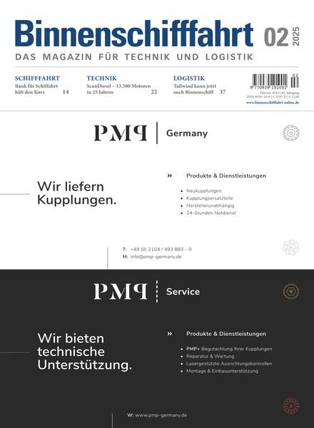 Binnenschifffahrt – Februar 2025 Cover