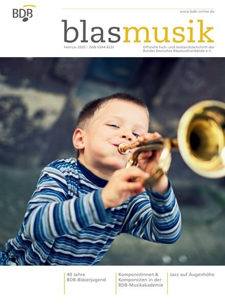 Blasmusik – Februar 2025 Cover
