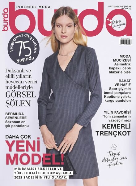Burda Turkiye – Subat 2025 Cover