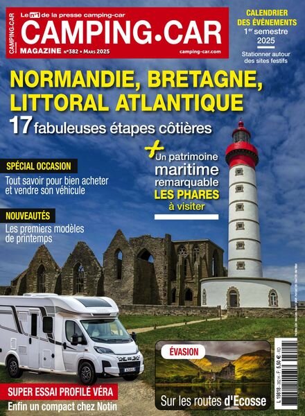 Camping-Car Magazine – Mars 2025 Cover
