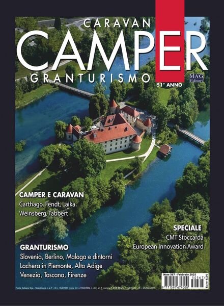 Caravan e Camper Granturismo – Febbraio 2025 Cover