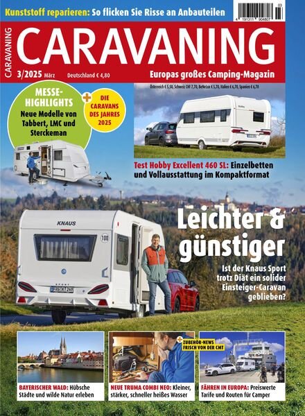Caravaning – Marz 2025 Cover