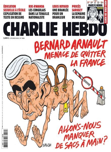 Charlie Hebdo – 5 Fevrier 2025 Cover