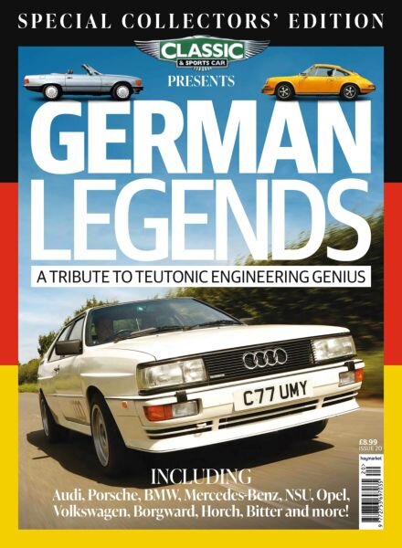 Classic & Sports Car Presents – German Legends – February 2025 Cover