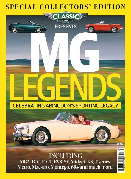 Classic & Sports Car Presents – MG Legends – January 2025 Cover