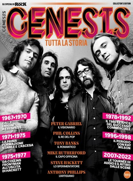 Classic Rock Speciale N 20 – Genesis Tutta la Storia – Febbraio-Marzo 2025 Cover