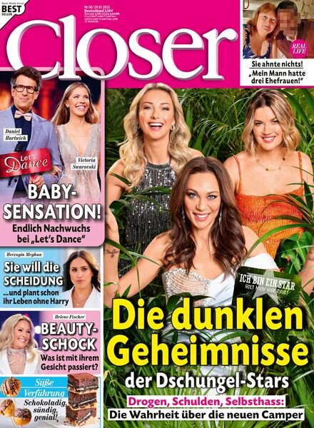 Closer Germany – 29 Januar 2025 Cover