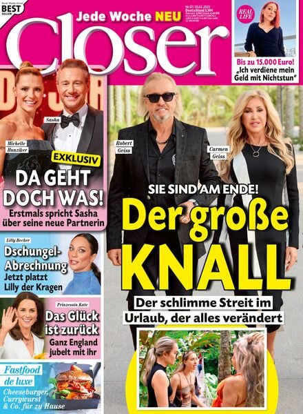Closer Germany – 5 Februar 2025 Cover