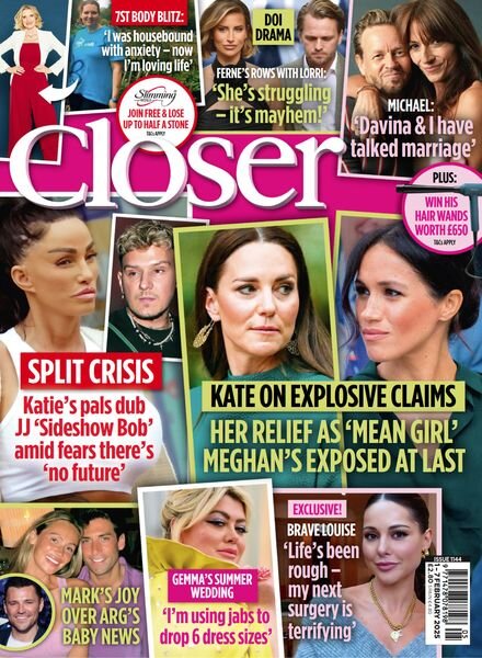 Closer UK – 1 February 2025 Cover