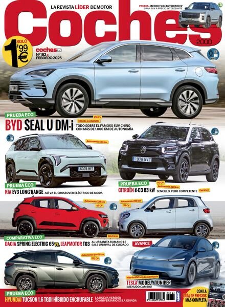 Coches 2000 – Febrero 2025 Cover