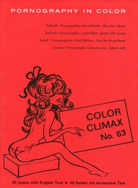 Color Climax – N 63 1972 Cover