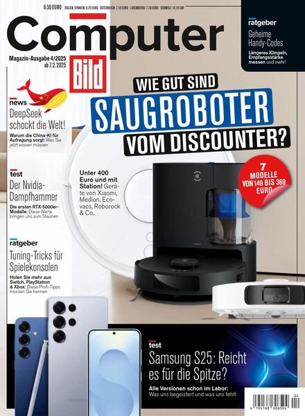 Computer Bild Germany – 7 Februar 2025 Cover
