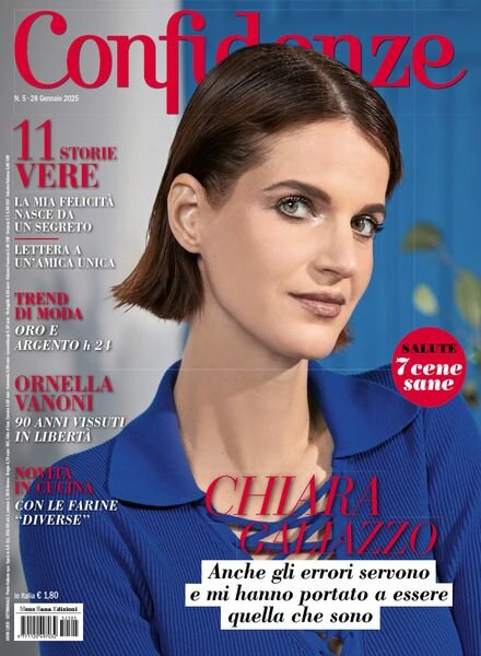 Confidenze – 28 Gennaio 2025 Cover