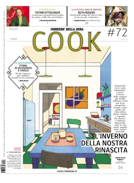Corriere della Sera Cook – 20 Febbraio 2025 Cover