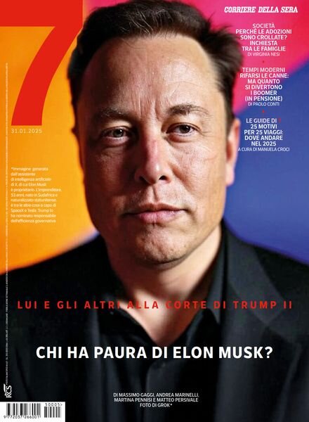 Corriere della Sera Sette – 31 Gennaio 2025 Cover