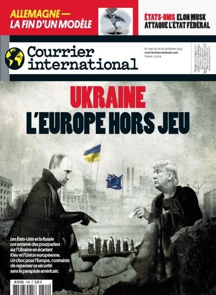 Courrier International – 20 Fevrier 2025 Cover