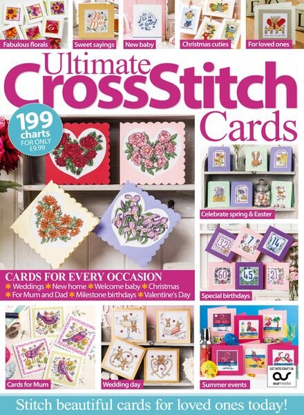 Crafting Specials – Ultimate CrossStitch Cards – February 2025 Cover