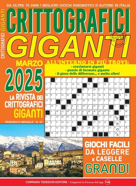 Crittografici Giganti – Marzo 2025 Cover