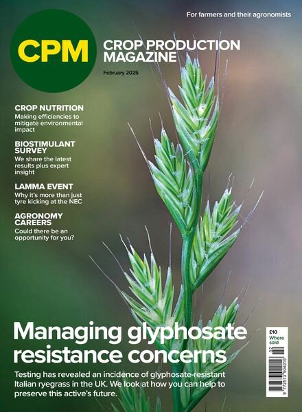 Crop Production Magazine – February 2025 Cover