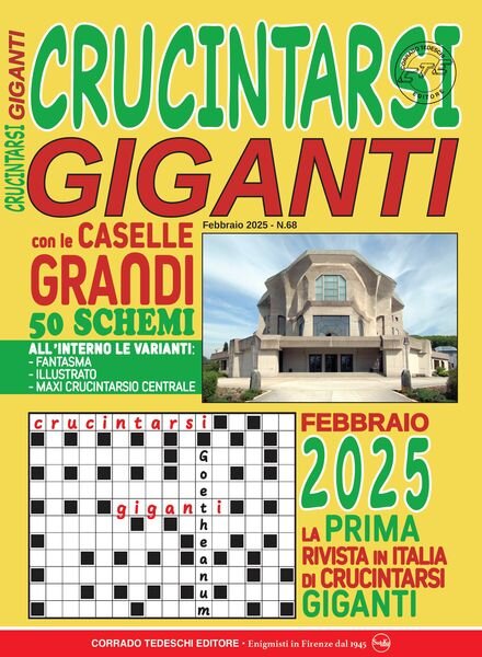 Crucintarsi Giganti – Febbraio 2025 Cover