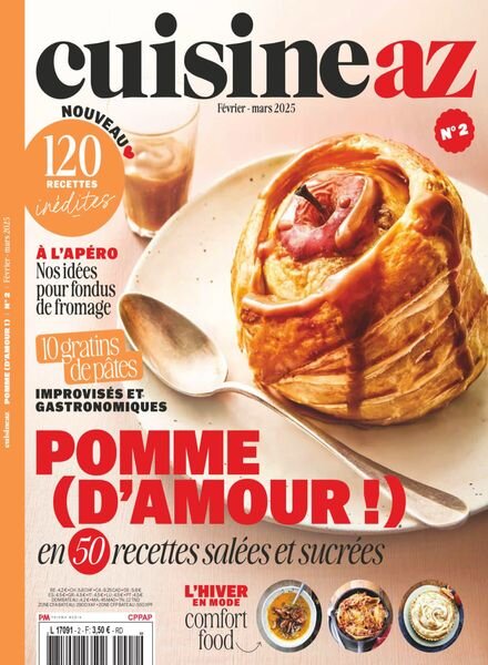 CuisineAZ – Fevrier-Mars 2025 Cover