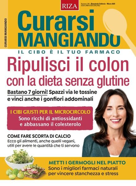 Curarsi Mangiando – Febbraio 2025 Cover