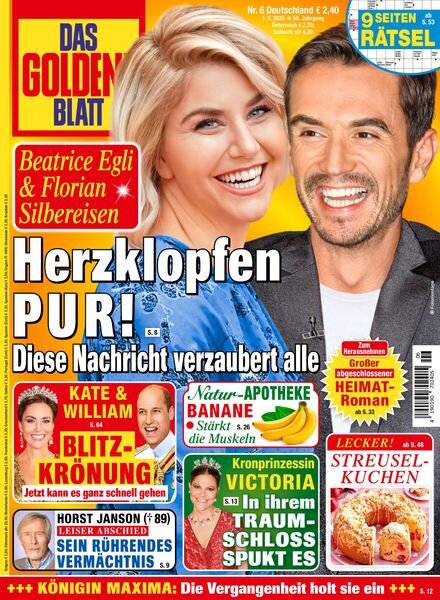 Das Goldene Blatt – 1 Februar 2025 Cover