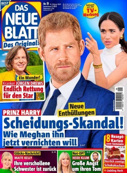 Das Neue Blatt – 19 Februar 2025 Cover